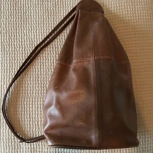 Brown Leather Satchel Bag